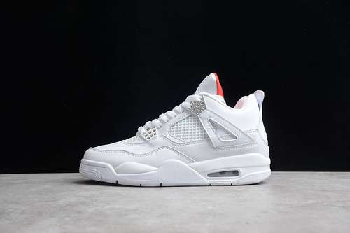 【320】[308497-100]-[AIR JORDAN 4 RETRO PURE MONEY WHITE/METALLIC SILVER-PURE PLATINUM]-[UNISEX:36-46]