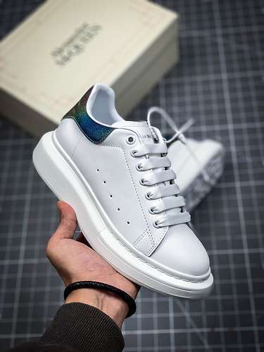 【350】[ALE*XANDER MCQUEEN SOLE SNEAKERS WHITE/COLORFUL]-[WOMAN:36-39]-[MAN:40-44]