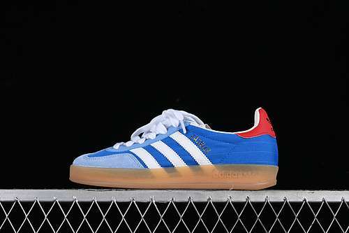 【240】[IF9643]-[ORIGINALS GAZELLE INDOOR OLYMPIC PACK BRIGHT BLUE/CLOUD WHITE/GUM]-[UNISEX:35-44]