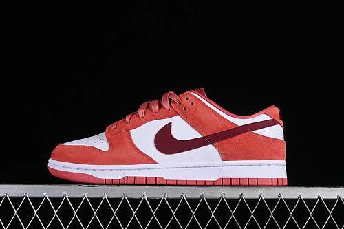 【400】[FQ7056-100]-[SB DUNK LOW RETRO VALENTINE&#x27;S DAY 2024 WHITE/TEAM RED/ADOBE/DRAGON RED]-