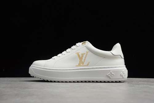 【450】[L*V TIME OUT SHOES WHITE/WHITE/GOLD]-[WOMAN:35-39]-[MAN:40-44]