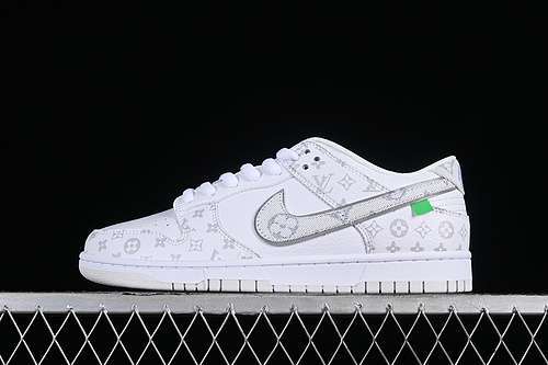 【360】[LV0526-592]-[SB DUNK LOW LOUIS VUITTON WHITE/GREY]-[WOMAN:36-39]-[MAN:40-45]