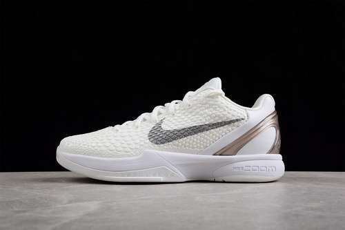 【520】[S96904-100]-[ZOOM KOBE VI PE WHITE/WHITE/BLACK]-[MAN:41-46]