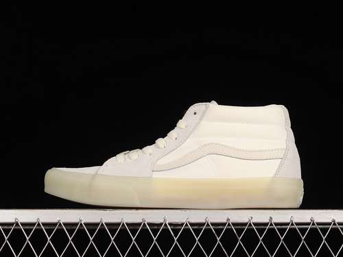 【260】[VN0A3WM3ABE]-[SK8-MID OFF WHITE/OFF WHITE/OFF WHITE]-[WOMAN:36-39]-[MAN:40-44]
