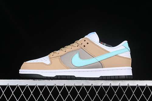 【340】[302517-236]-[DUNK LOW SB WHITE/BLUE/GREY/BROWN]-[MAN:39-45]
