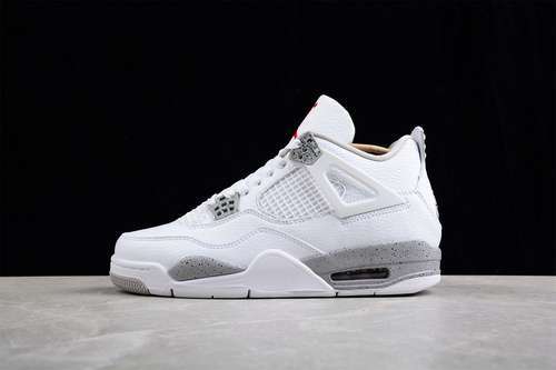 【380】[CT8527-100]-[AIR JORDAN 4 RETRO WHITE OREO WHITE/TECH GREY/BLACK/FIRE RED]-[MAN:40-47.5]