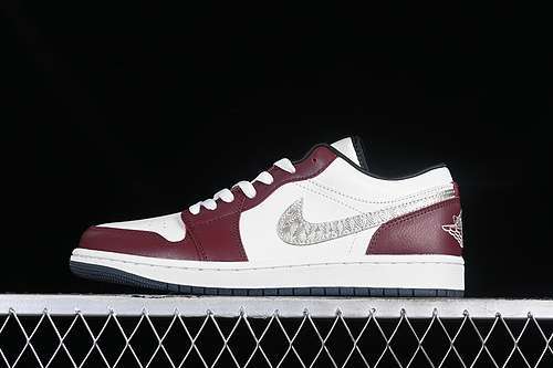 【340】[FJ5735-100]-[AIR JORDAN 1 LOW METALLIC GOLD GRAIN/DARK TEAM RED/DARK SMOKE GREY/DARK TEAM RED]