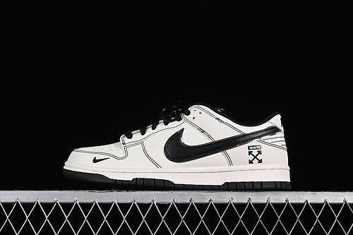 【360】[DJ2024-003]-[SB DUNK LOW OFF-WHITE BLACK/OFF WHITE]-[WOMAN:36-39]-[MAN:40-45]