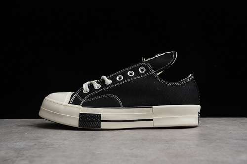 【380】[A00131C]-[DRKSHDW X CHUCK TAYLOR ALL-STAR 70S LOW BLACK/WHITE/BLACK]-[WOMAN:35-39]-[MAN:40-44]