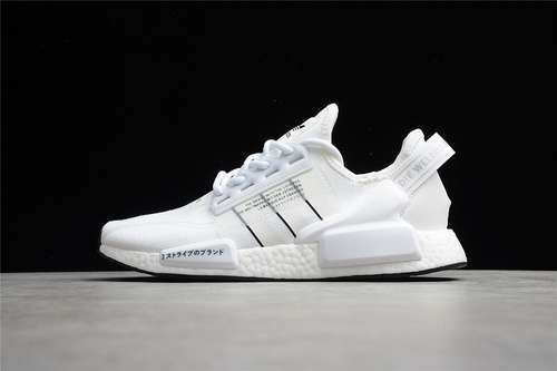 【300】[GV7557]-[NMD R1 V2 SHOES CLOUD WHITE/CLOUD WHITE/CORE BLACK]-[WOMAN:36-39]-[MAN:40-45]