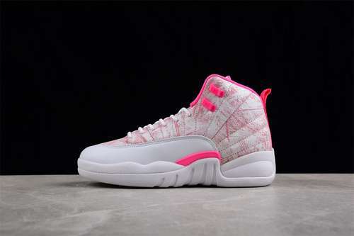 【520】[510815-101]-[AIR JORDAN 12 RETRO GS WHITE/ARCTIC PUNCH/HYPER PINK]-[WOMAN:36-40]