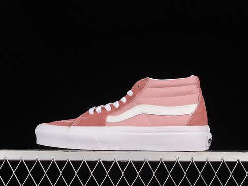 【250】[VN0A3WM3609]-[SK8 MID PINK/RED/WHITE]-[WOMAN:35-40]