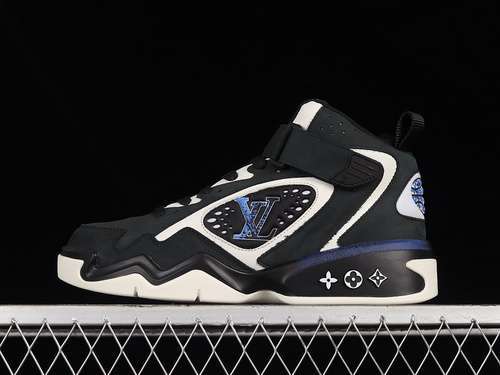 【800】[L*V TRAINER 2 SNEAKERS BLACK/WHITE/BLACK]-[WOMAN:36-39]-[MAN:40-45]