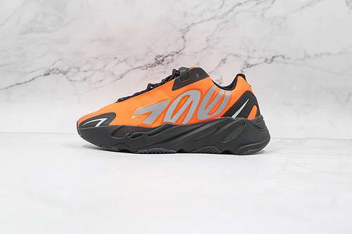 【310】[FV3258]-[YEEZY BOOST 700 CORE BLACK/ORANGE/ORANGE]-[WOMAN:36-39]-[MAN:40-46]