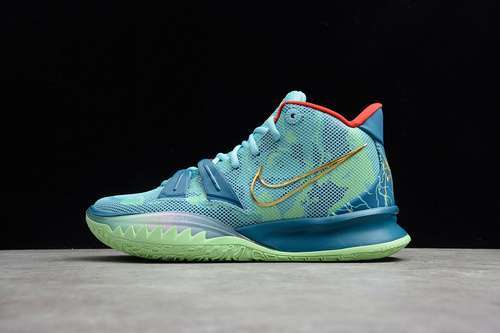 【390】[DC0588-400]-[KYRIE 7 PRE HEAT EP BLUE/RED-METALLIC GOLD]-[MAN:40-46]