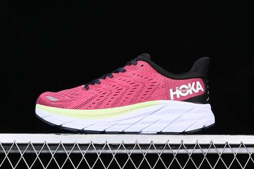 【250】[1119394 BGIR]-[HOKA ONE ONE CLIFTON 8 BLACK/RED/WHITE]-[WOMAN:36-39]-[MAN:40-45]