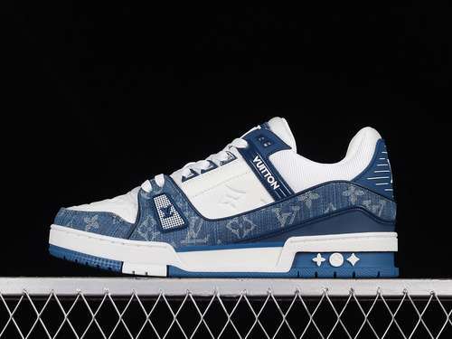【550】[L*V FASHION SNEAKERS NAVY BLUE/WHITE/NAVY BLUE]-[MAN:38-46]