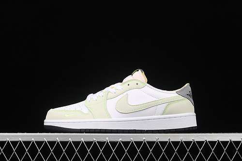 【300】[DM7837-103]-[AIR JORDAN 1 LOW OG WHITE/GHOST GREEN/BLACK]-[WOMAN:36-39]-[MAN:40-46]