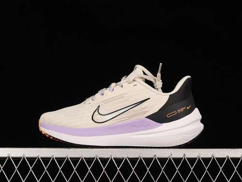 【290】[DD8686-103]-[AIR ZOOM WINFLO 9 OFF WHITE/BLACK/PURPLE]-[WOMAN:36-40]