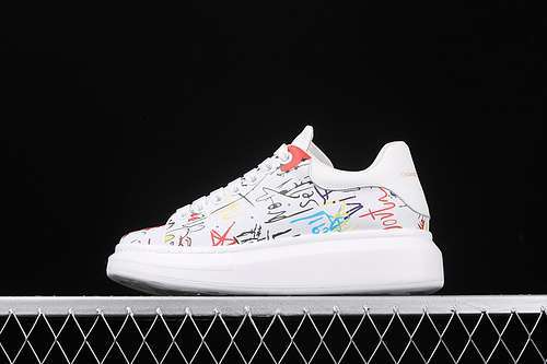 [ALE*XANDER MCQUEEN SOLE SNEAKERS WHITE/WHITE/RED]-[WOMAN:34-39]-[MAN:40-45]