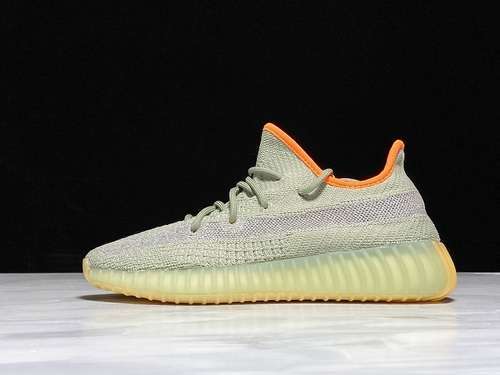 【580】[FX9035]-[PK BASF YEEZY BOOST 350 V2 DESERT SAGE/GREY/ORANGE]-[UNISEX:36-47]