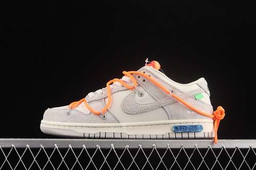 【450】[DJ0950-116]-[OW X SB DUNK LOW LOT 31 OF 50 SAIL/NEUTRAL GREY/TOTAL ORANGE]-[UNISEX:36-47.5]