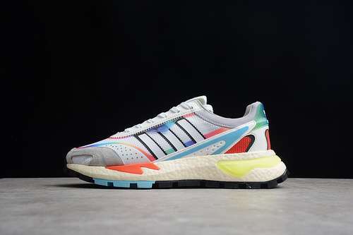 【320】[H03084]-[RETROPY P9 SHOES ASH PEARL/BLUE/RED BOX/DASH GREEN]-[WOMAN:36-39]-[MAN:40-45]