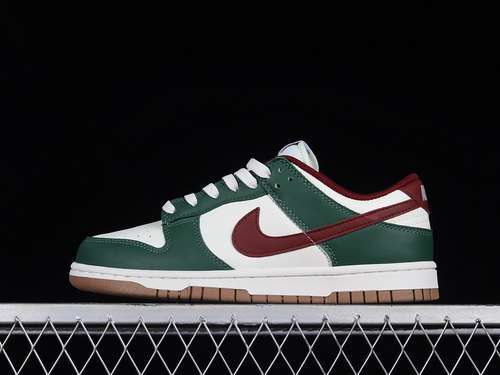 【270】[FB7160-161]-[SB DUNK LOW GORGE GREEN/WHITE/TEAM RED/GUM MEDIUM BROWN]-[UNISEX:36-45]