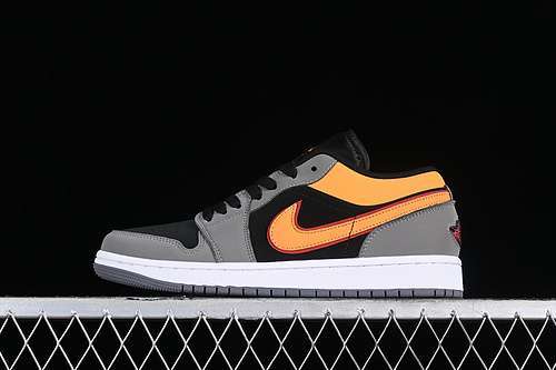 【280】[FN7308-008]-[AIR JORDAN 1 LOW SE BLACK/VIVID ORANGE/LIGHT GRAPHITE/CARDINAL RED/WHITE]-[36-46]