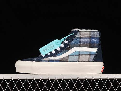 【290】[VN0A38GF9GS]-[PENDLETON X UA SK8-HI 38 DX BLUE/BEIGE/BLACK]-[WOMAN:35-39]-[MAN:40-44]