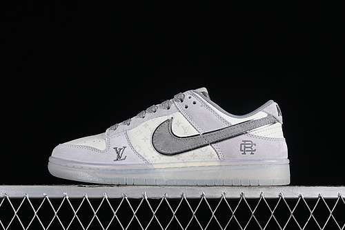 【360】[CR8033-502]-[SB DUNK LOW L*V OFF WHITE/SILVER/GREY]-[WOMAN:36-39]-[MAN:40-45]