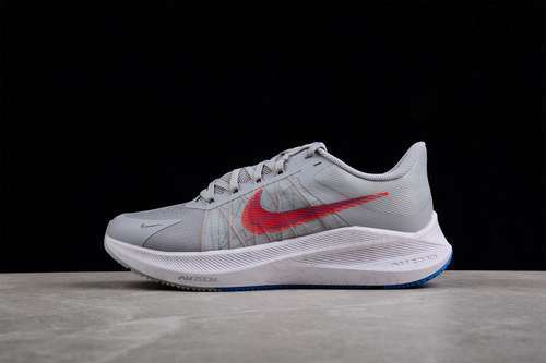 【290】[DW3419-004]-[ZOOM WINFLO 8 WHITE/GREY/RED]-[MAN:39-45]