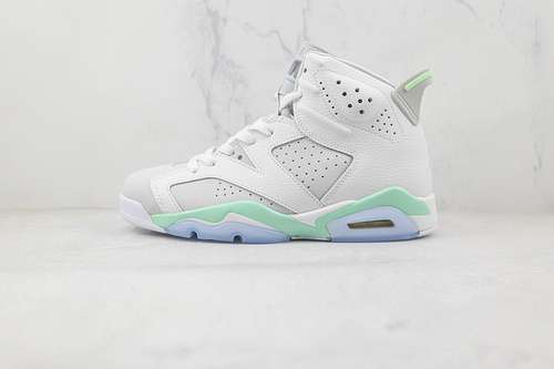 【400】[DQ4914-103]-[AIR JORDAN 6 RETRO WHITE/PURE PLATINUM-MINT FOAM]-[WOMAN:36-39]-[MAN:40-47.5]