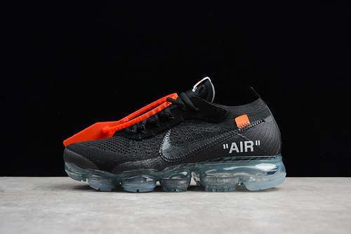 【300】[AA3831-002]-[FLYKNIT 2.0 VAPORMAX X OFF WHITE BLACK]-[UNISEX:36-45]