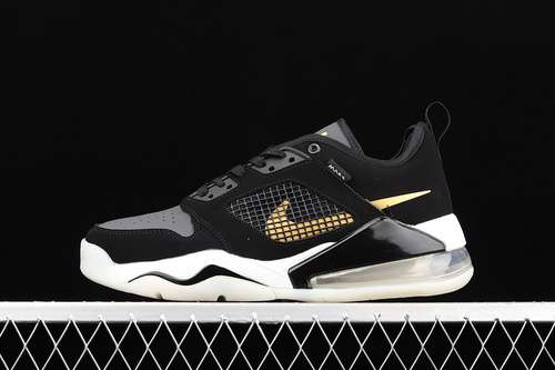 【340】[CK1196-017]-[JORDAN MARS 270 LOW DEFINING MOMENTS BLACK/METALLIC GOLD/DARK SMOKE GREY/WHITE]