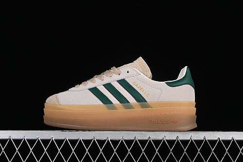 【230】[ID7056]-[ORIGINALS GAZELLE BOLD CREAM WHITE/COLLEGIATE GREEN/MAGIC BEIGE]-[WOMAN:35.5-42]
