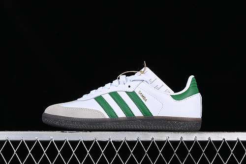 【260】[IG1024]-[SAMBA VEGAN OG WHITE/GREY/GREEN/BLACK]-[WOMAN:36-39]-[MAN:40-45]