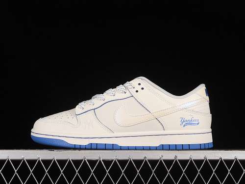 【310】[FC1688-800]-[SB DUNK LOW MLB BEIGE/BLUE]-[WOMAN:36-39]-[MAN:40-45]