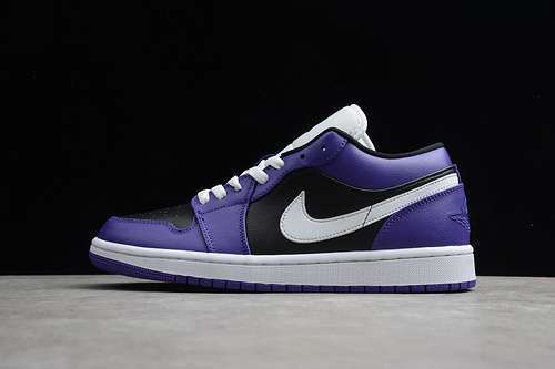【300】[553558-501]-[AIR JORDAN 1 LOW COURT PURPLE/BLACK]-[WOMAN:36-39]-[MAN:40-47.5]