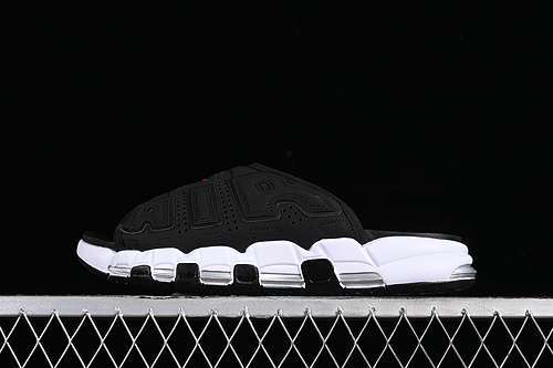 【210】[FJ2708-001]-[AIR MORE UPTEMPO SLIDE BLACK/BLACK/CLEAR/WHITE]-[WOMAN:36-39]-[MAN:40-46]