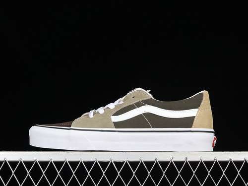 【250】[VN0A4UUKB7J]-[SK8-LOW REISSUE S DARK BROWN/WHITE/KHAKI]-[WOMAN:35-39]-[MAN:40-44]