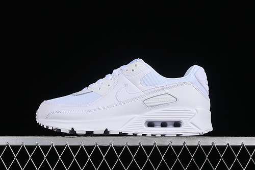 【280】[CN8490-100]-[AIR MAX 90 WHITE/METALLIC SILVER-WHITE-WHITE]-[WOMAN:36-39]-[MAN:40-45]
