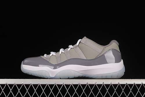 【480】[528896-003]-[AIR JORDAN 11 RETRO LOW BG MEDIUM GREY/WHITE/GUNSMOKE]-[MAN:40-47.5]