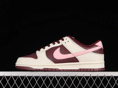 【270】[DR9705-100]-[SB DUNK LOW PALE IVORY/MEDIUM SOFT PINK/NIGHT MAROON]-[WOMAN:36-39]-[MAN:40-45]