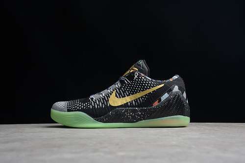 【360】[630847-002]-[KOBE 9 ELITE ALL STAR GUMBO LEAGUE MAESTRO BLACK/METALLIC GOLD-WHITE]-[MAN:40-46]