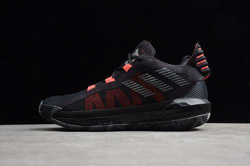 【340】[EF9875-[DAME 6 GCA CORE BLACK/CORE BLACK-SHOCK RED]-[MAN:40-46]