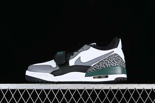 【280】[CD7069-131]-[AIR JORDAN LEGACY 312 LOW WHITE/BLACK/COOL GREY/OXIDIZED GREEN]-[UNISEX:36-46]