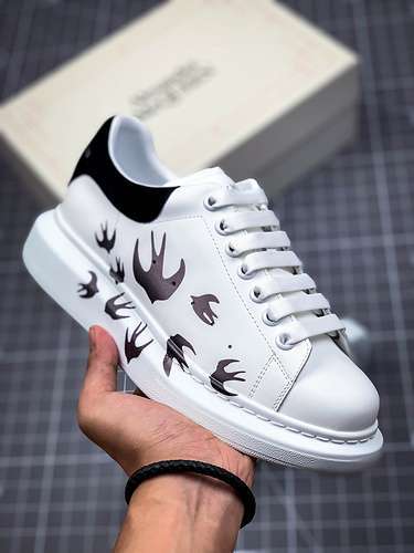 [ALE*XANDER MCQUEEN SOLE SNEAKERS WHITE/BLACK]-[WOMAN:35-39]-[MAN:40-44]