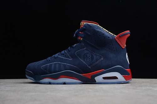 [CI6293-416]-[AIR JORDAN 6 RETRO DOERNBECHER NAVY/WHITE-VARSITY/RED-METALLIC]-[MAN:40-47.5][1.3-300]
