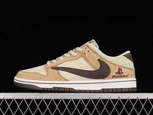 【410】[CU1726-666]-[SB DUNK LOW BROWN/YELLOW/GREEN]-[WOMAN:36-39]-[MAN:40-47.5]